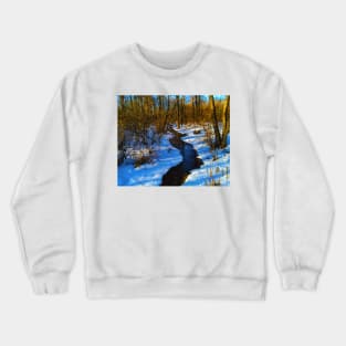 Spring landscape - digital painting Crewneck Sweatshirt